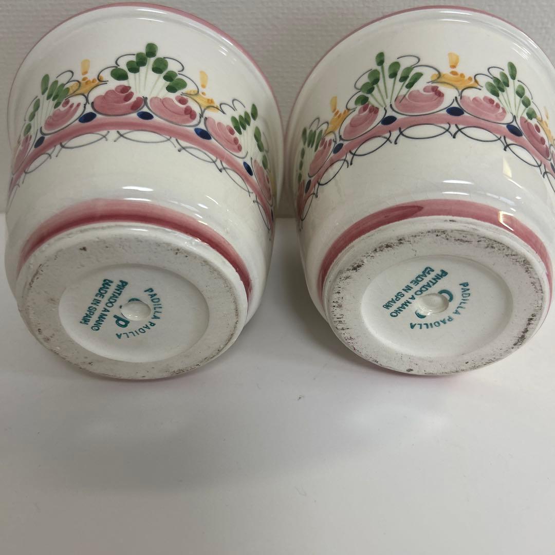 スペイン製　ハンドメイド　鉢カバー　(穴なし) 2個