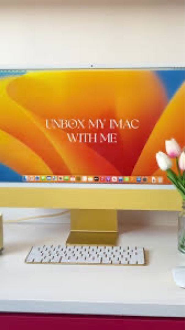 Apple iMac イエロー　m4