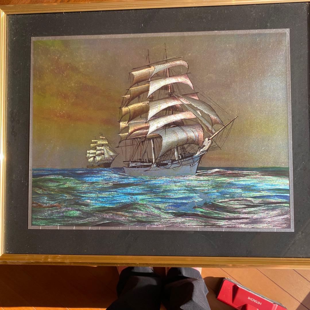 海と帆掛け船　３作　値下げしました。送料込み