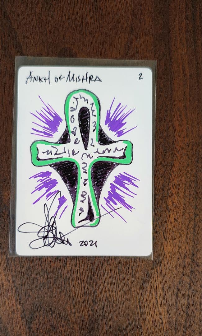 ミシュラのアンク/Ankh of Mishra　スケッチ　Amy Weber