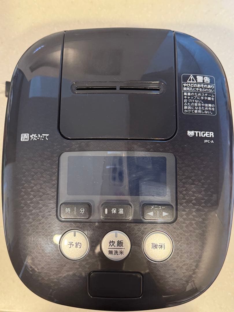 TIGER JPC-A102 黒 炊飯器