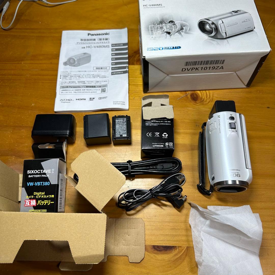 Panasonic HC-V480M ビデオカメラ ほぼ新品 5983