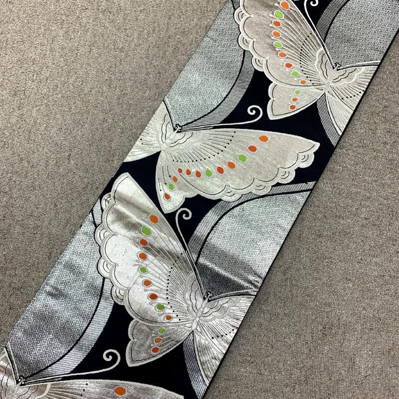 601ag28□七五三 七歳 女児 着物&袋帯 鼓 青海波に梅□状態良好