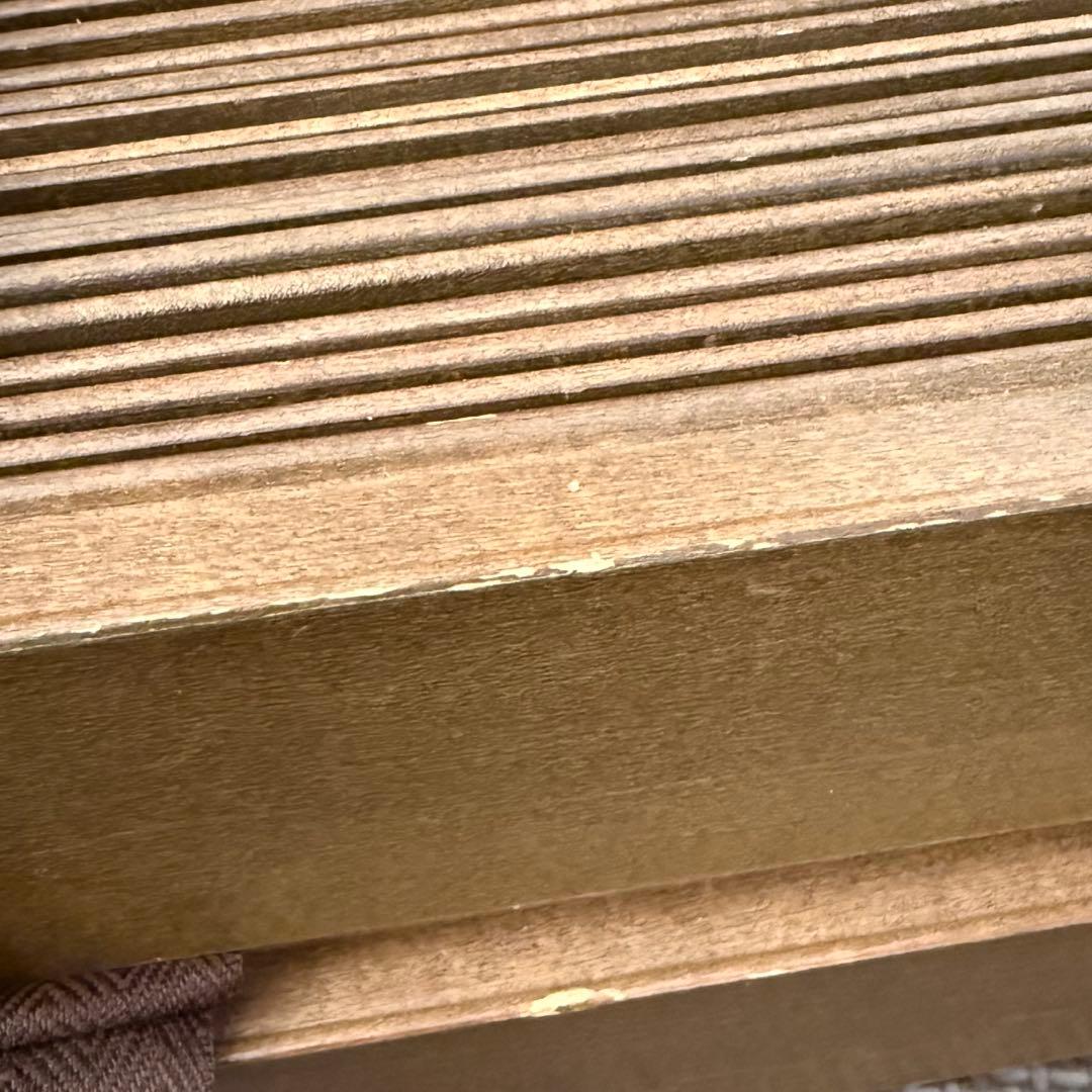 値下げ！木製★ブラウン★ブラインド★壁取り付け★ウッドブラインド★2台セット
