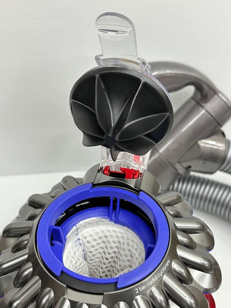 動作保証品　中古　赤　ダイソン　CY25 掃除機　本体　ホース　ダストケース付き