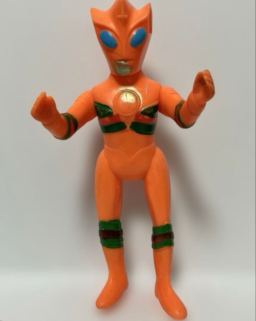 【レア】 ブルマァク製 トリプルファイター ソフビ 当時物