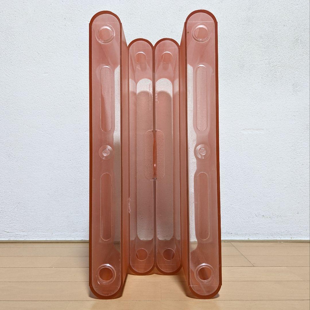 美品 希少 Kartell カルテル ポルタリビステ マガジンラック オレンジ