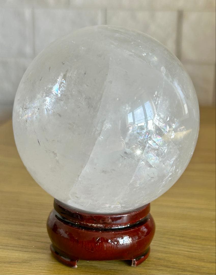 ✨キラキラ✨ホワイトカルサイト　スフィア 69mm 丸玉