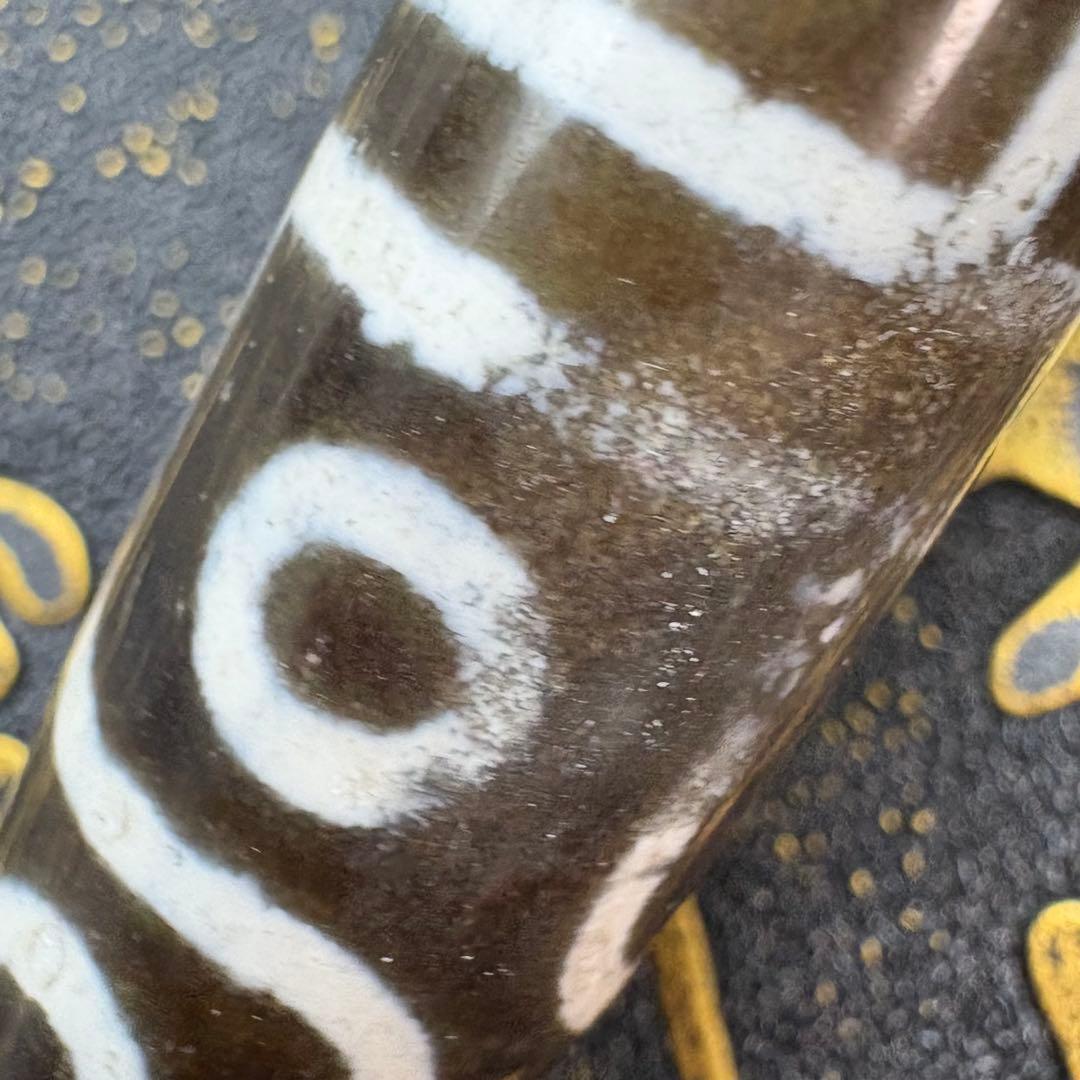 十二眼天珠 黑朱砂九頁岩 ネックレス