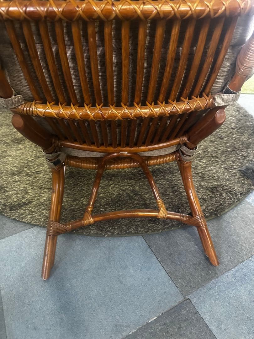 リクライニングチェア ベージュ