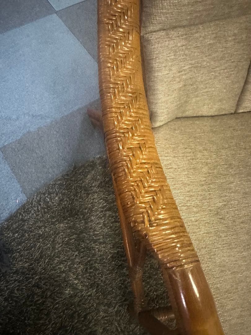 リクライニングチェア ベージュ