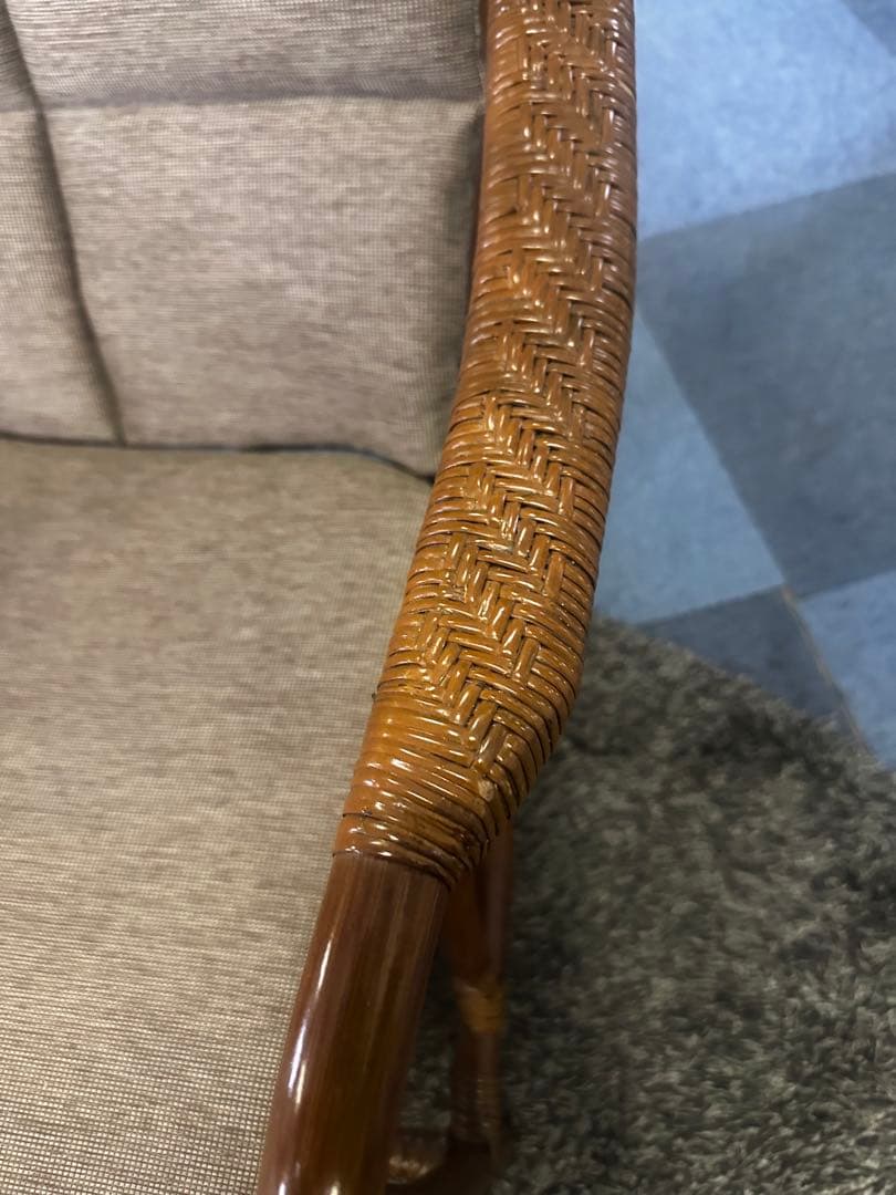 リクライニングチェア ベージュ