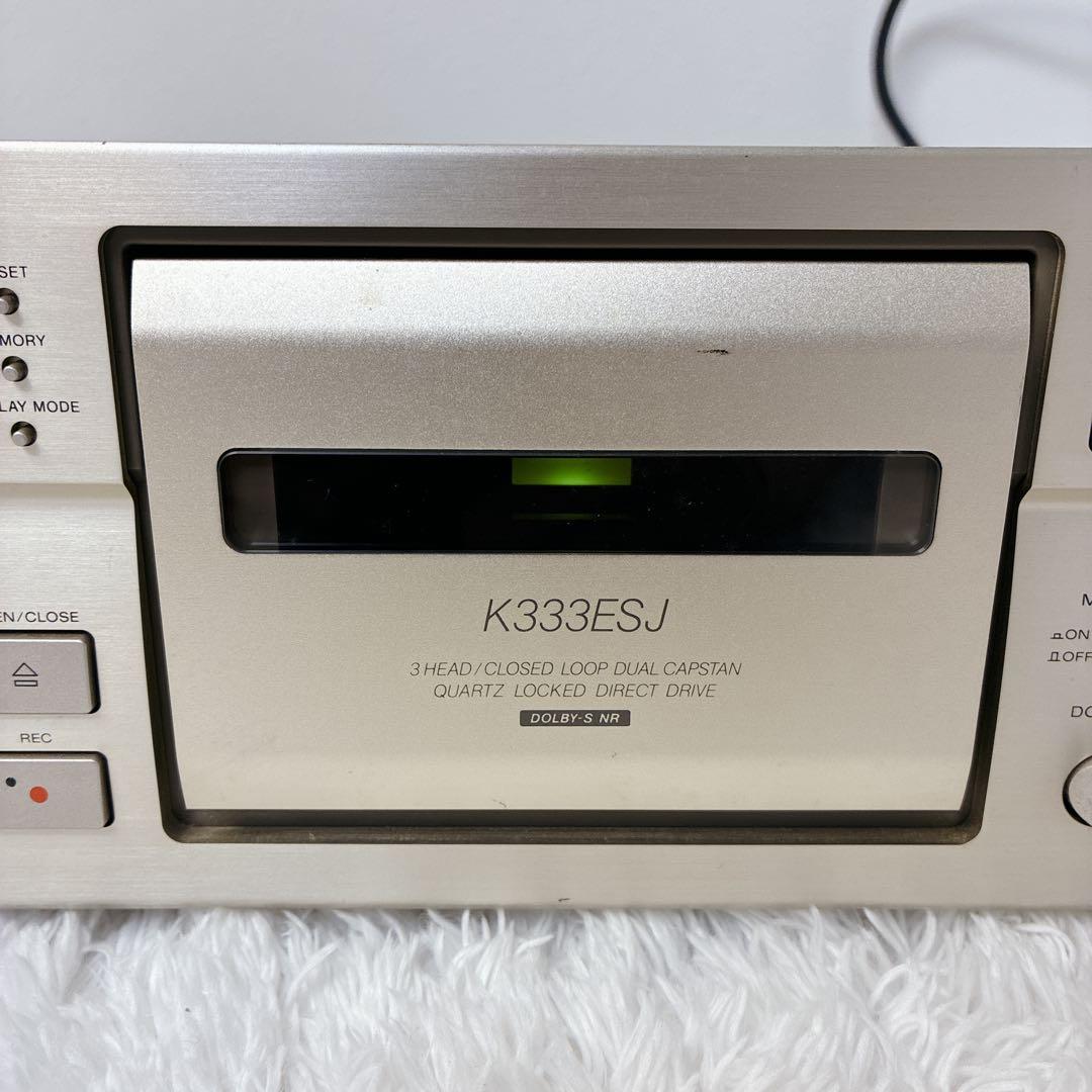 【ジャンク一部動作品】SONY ソニー TC-K333ESJ カセットデッキ