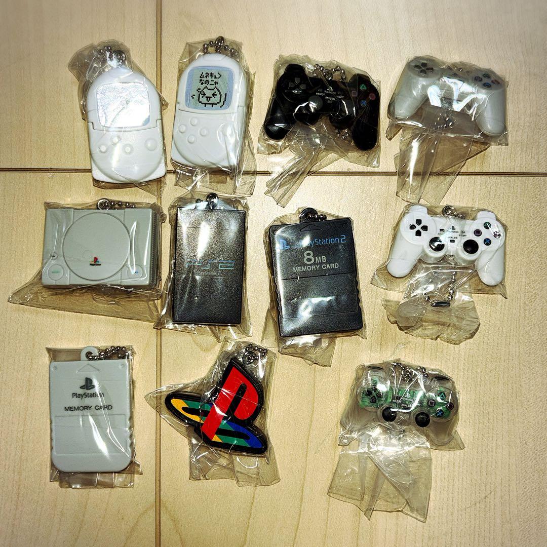 プレイステーション　ミニチュアチャーム付きビスケット　全11種コンプセット