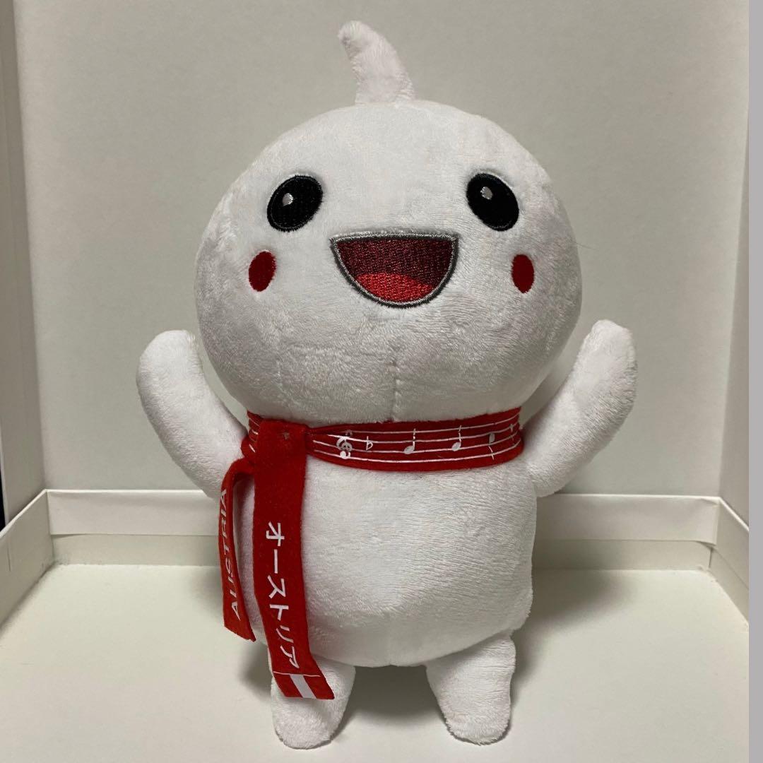 大阪万博　あかしろあかちゃん（ぬいぐるみ大）　オーストリア館