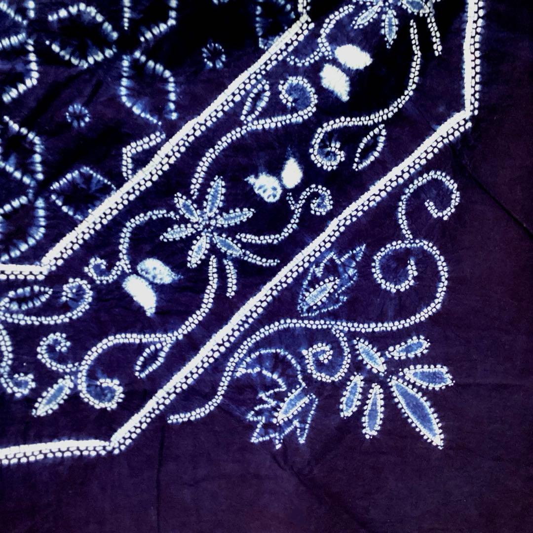 『発見うー特価』　藍三昧 本草木染 テーブルクロス　2m 超大判