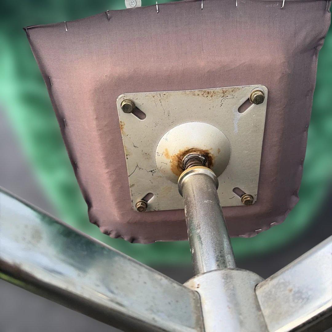 ベロア椅子　4脚有り　レトロ　昭和　希少　グリーン アームチェア ファブリック