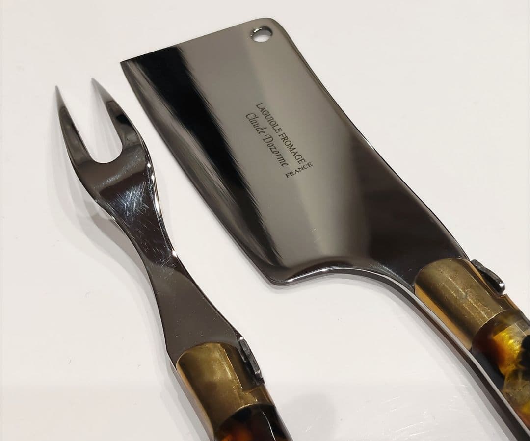 LAGUIOLE ラギオール クロード・ドゾルム チーズナイフ フォーク セット