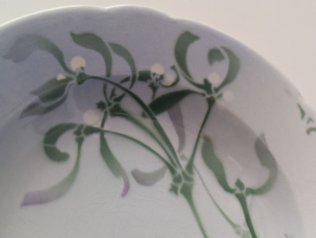 #1リュネビル ヤドリギ スープボウル 深皿26cm