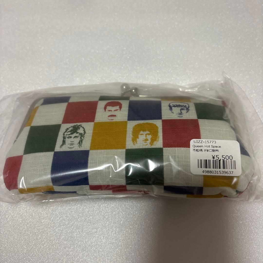 QUEEN　市松柄がま口財布　レア　フレディ　クィーン　ポップアップ　原宿
