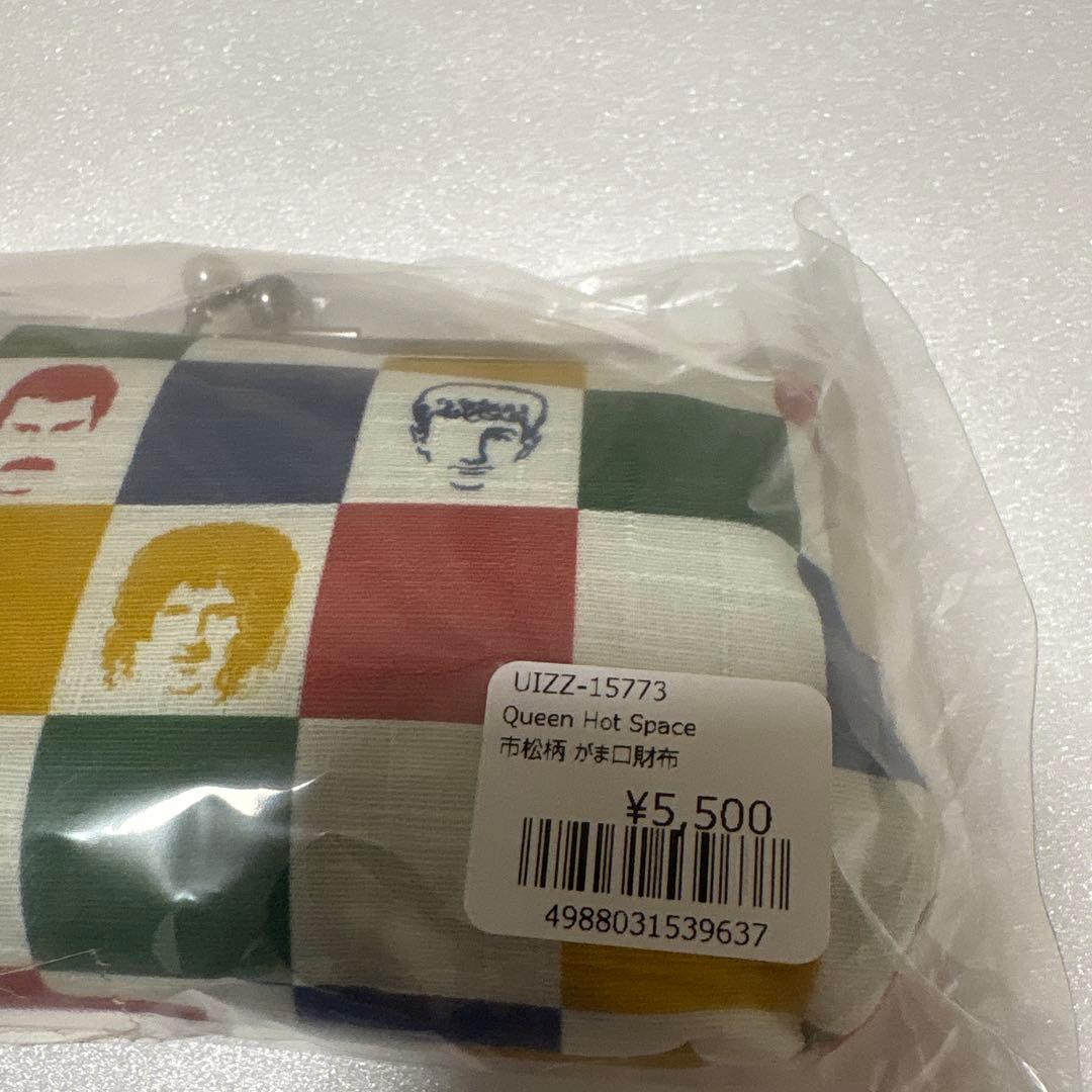 QUEEN　市松柄がま口財布　レア　フレディ　クィーン　ポップアップ　原宿