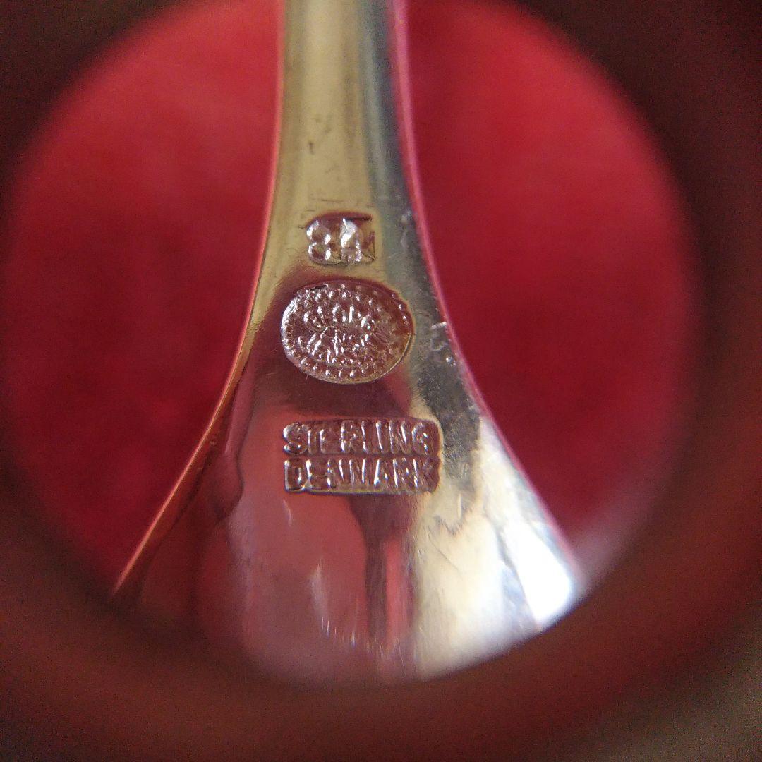 ジョージジェンセン。スターリングシルバー製。銀製。スプーン。ブロッサム。10本組