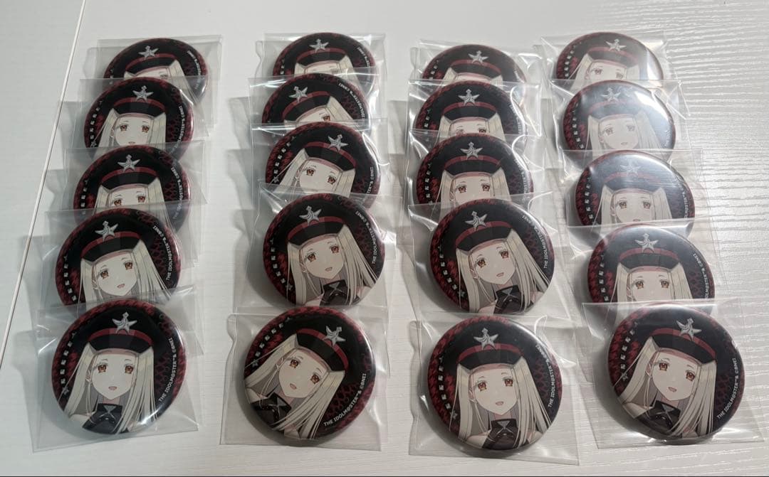 学園アイドルマスター 学マス 篠澤広 カラオケの鉄人 カラ鉄 第1弾缶バッジ