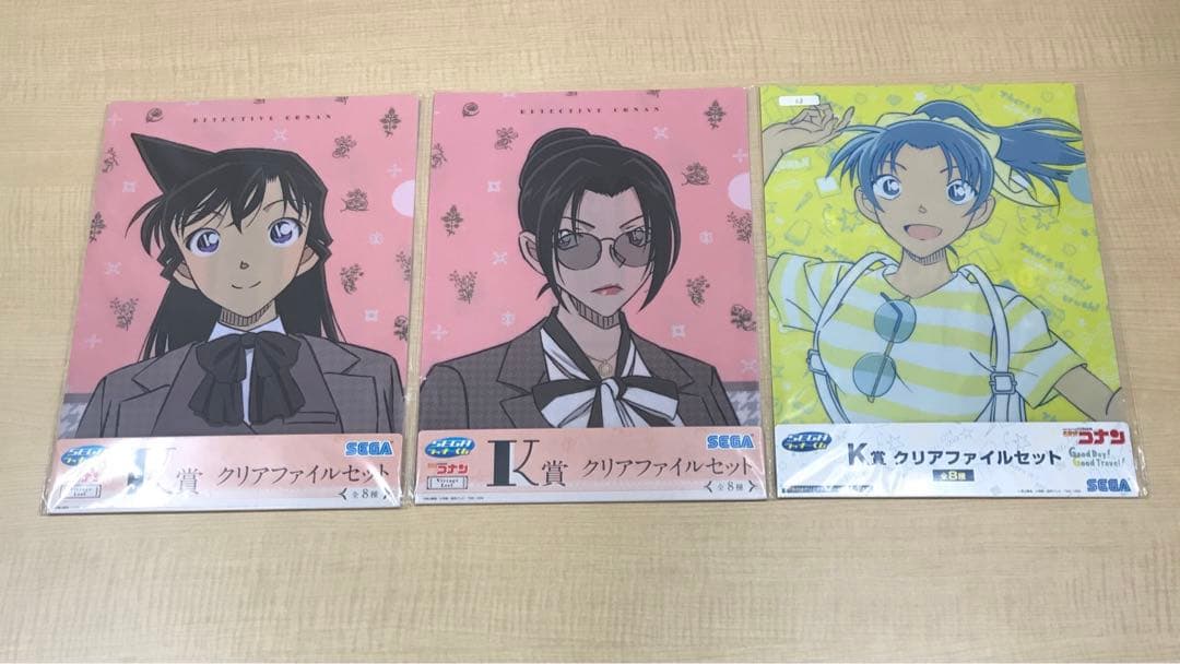 ❶名探偵コナン クリアファイル セガ ラッキーくじ 謎ファイル まとめ売り