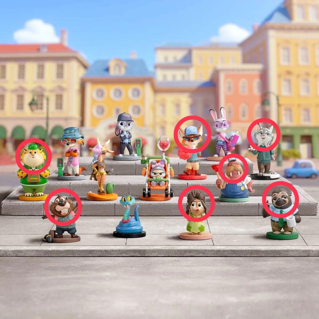 ズートピア2　ポップマート　フィギュア　7個セット