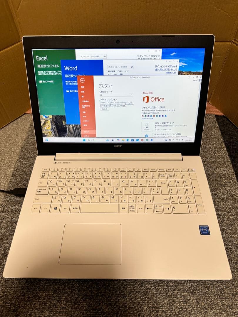 すぐ使用可能： NEC PC-NS150KAW Win11 SSD Office