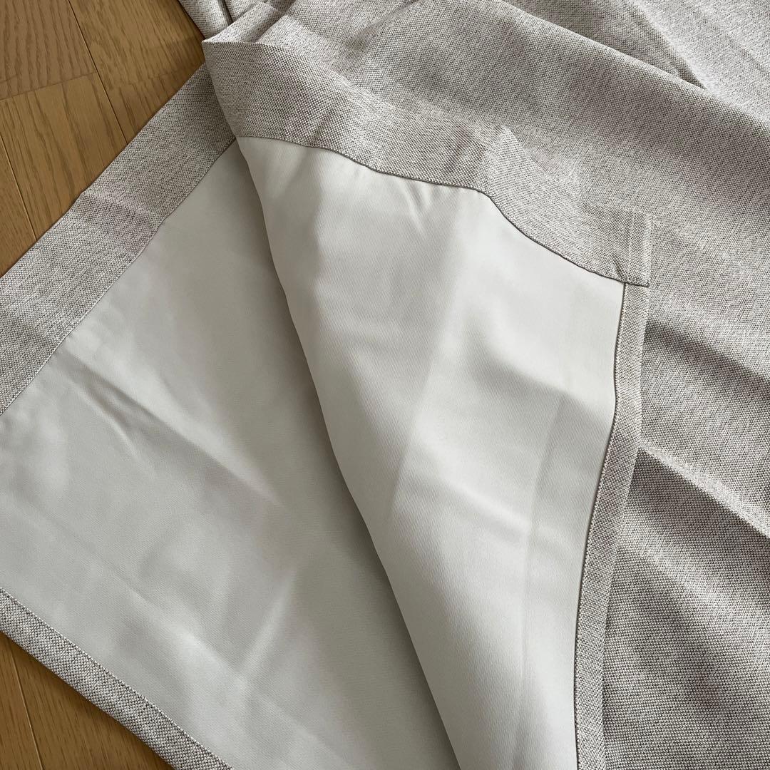 ニトリ カーテン ベージュ 2枚