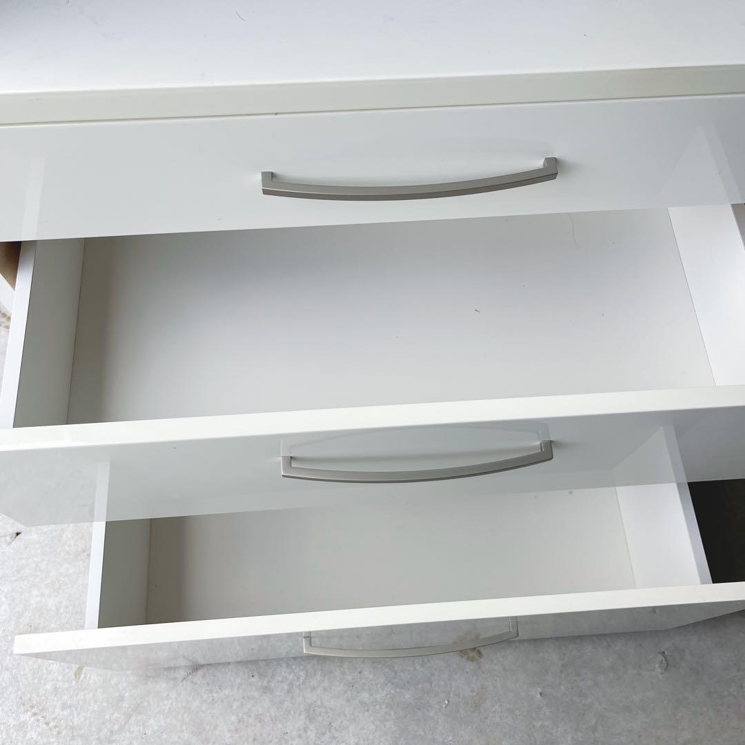 送料無料！ニトリ 北欧風おしゃれホワイトキッチンボードw120✨