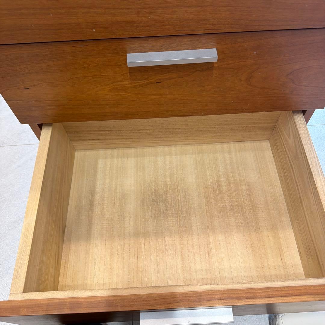 ACTUS チェストサイドボード 幅60cm チェリー材3段