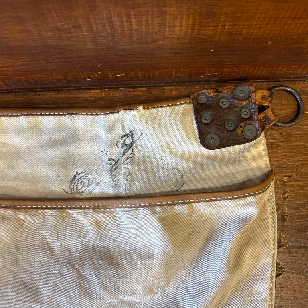 kapitalコットン製エプロン ベージュ