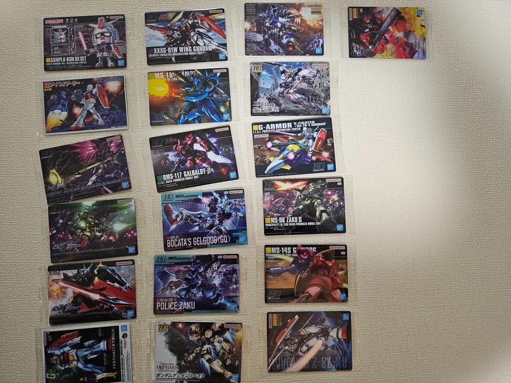 ガンプラパッケージアートコレクション　169枚