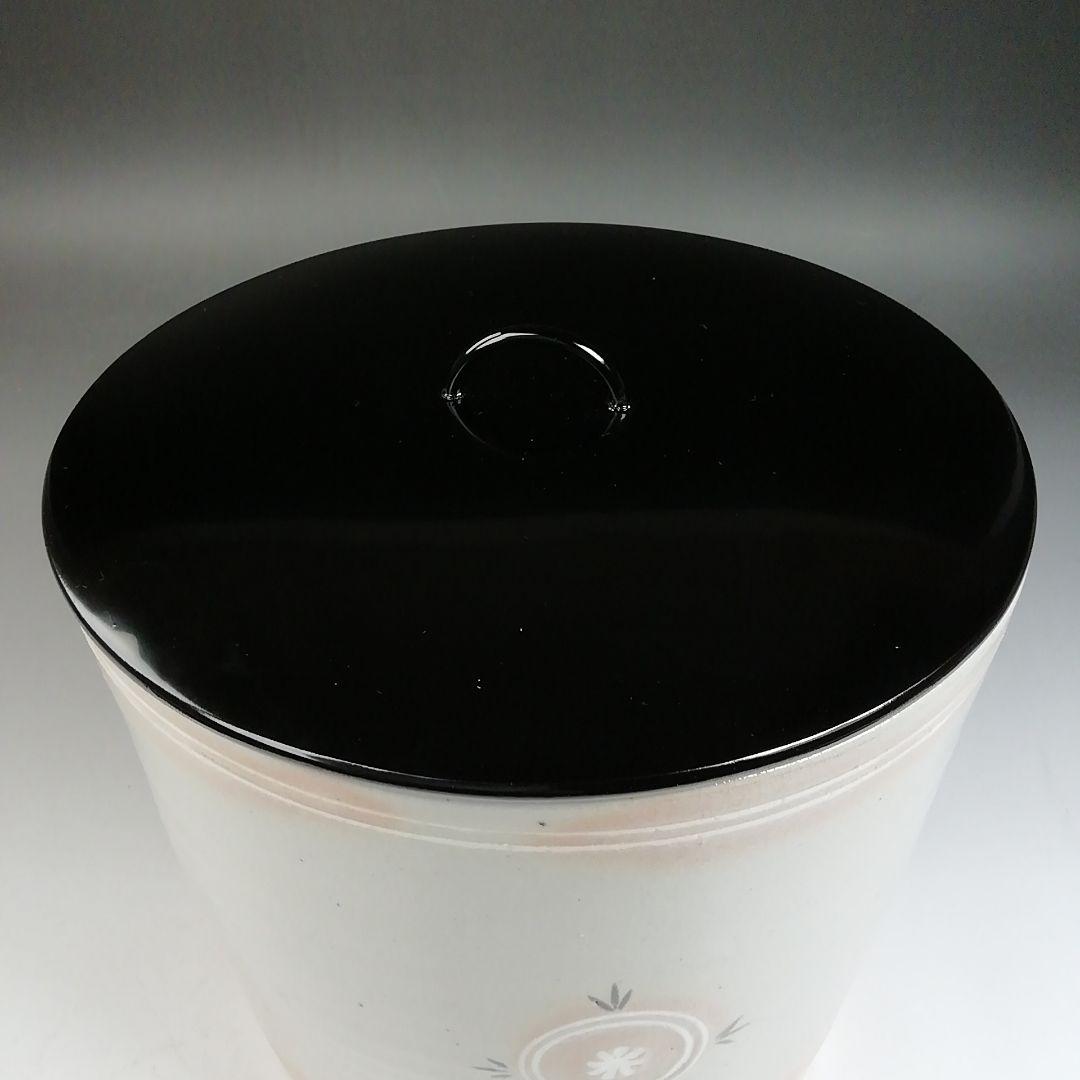 Ｗ３０８　水指　『御本　狂言袴　一重口』『景山 造』　共箱　茶道具