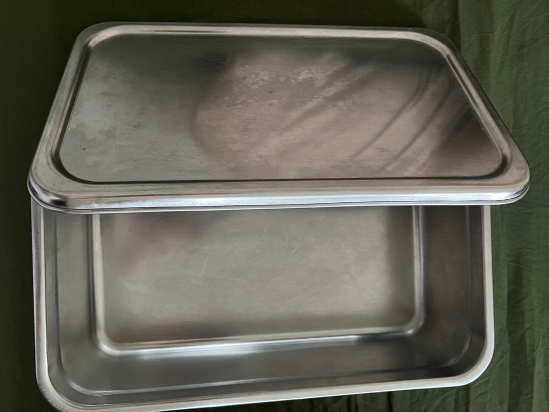 ステンレス容器＆収納ボックス 3点まとめ売り 蓋付き キッチン用品