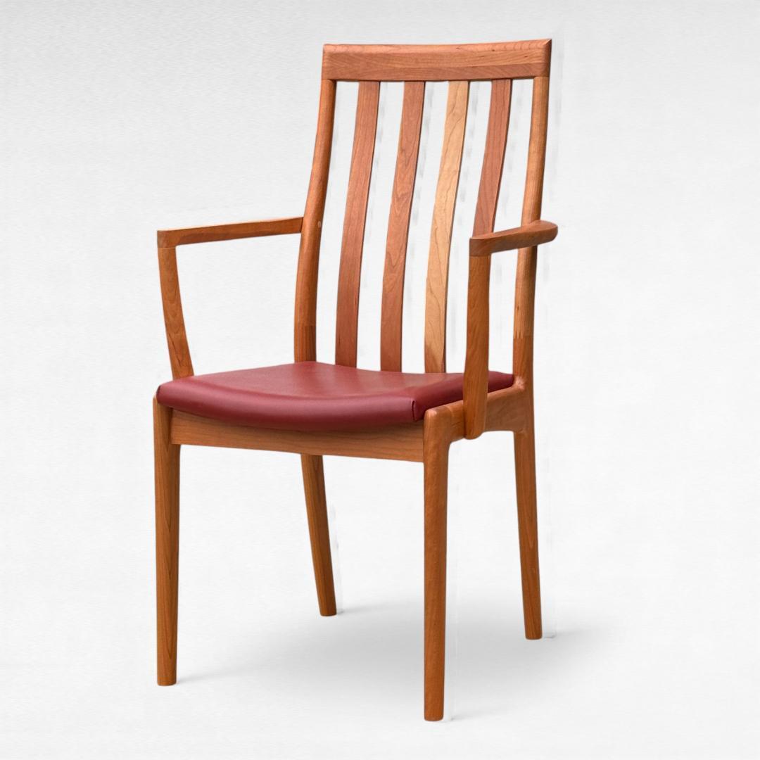 GOJIRA ②美品 ナガノインテリア 高級本革チェア DC322