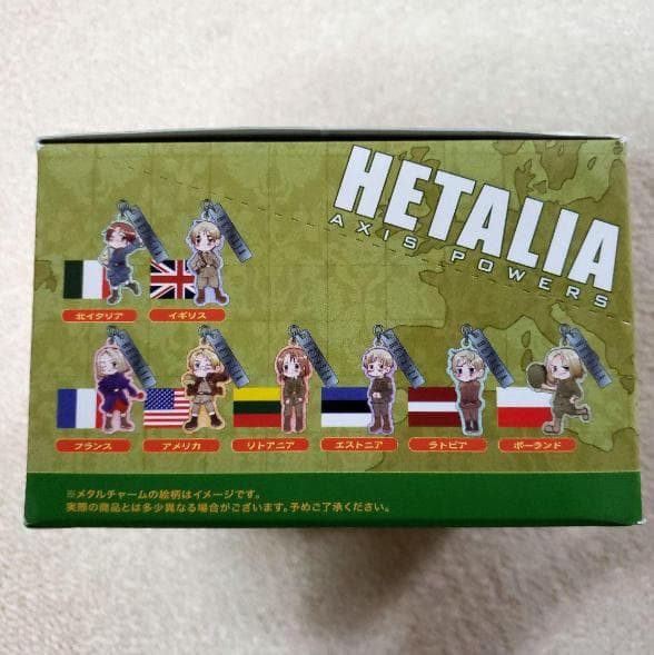 【美品】ヘタリア　メタルチャームBOX　B