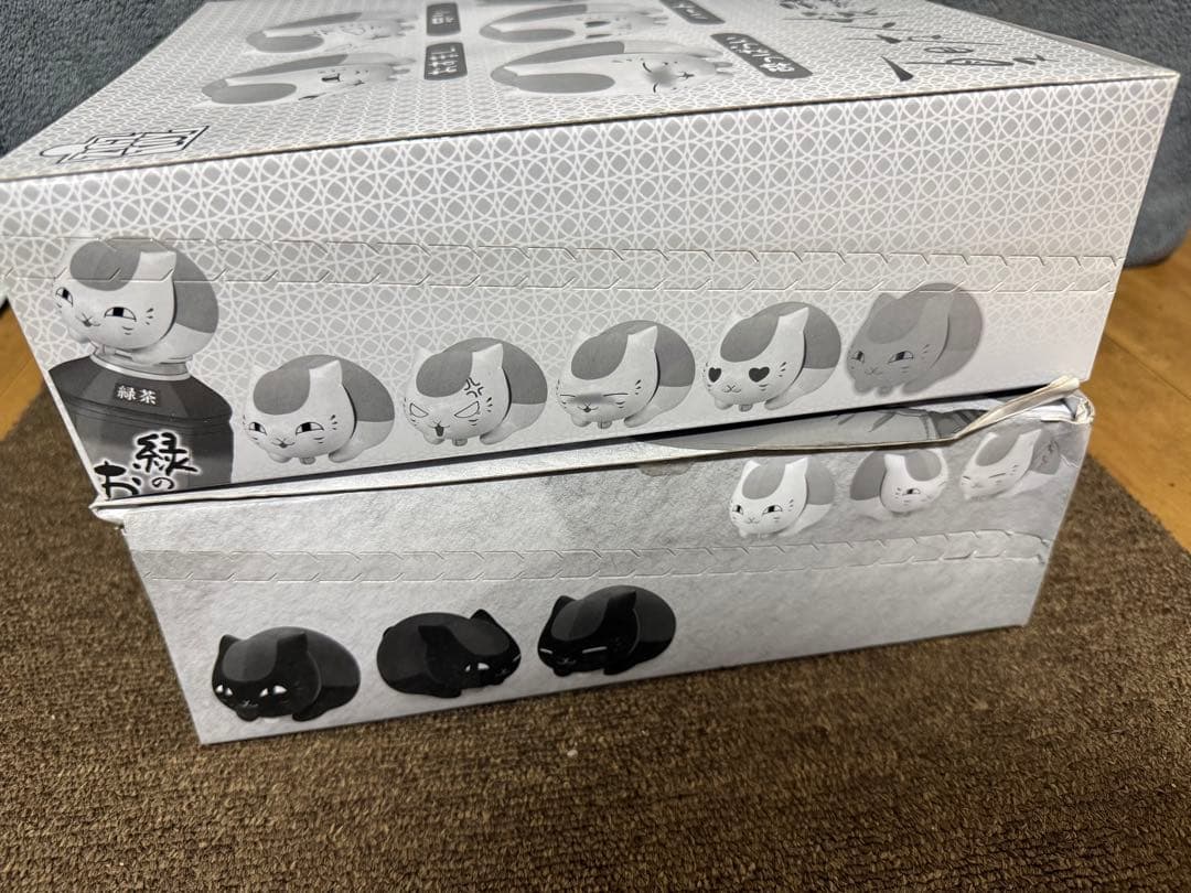 【全種コンプ】夏目友人帳 ニャンコ先生 フィギュアボトルキャップ 1＆2セット