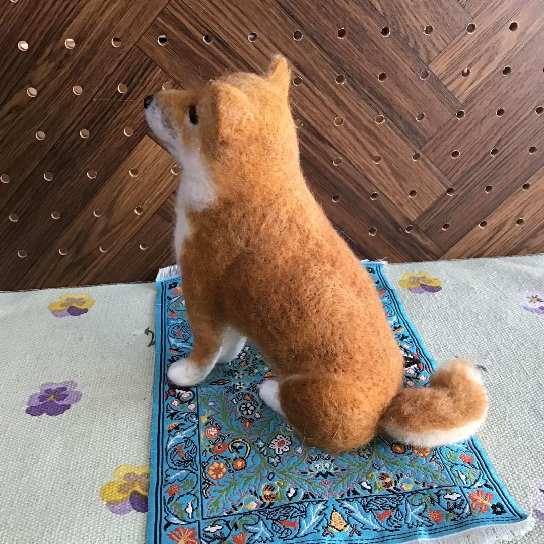 柴犬 羊毛フェルト（お座りポーズ）
