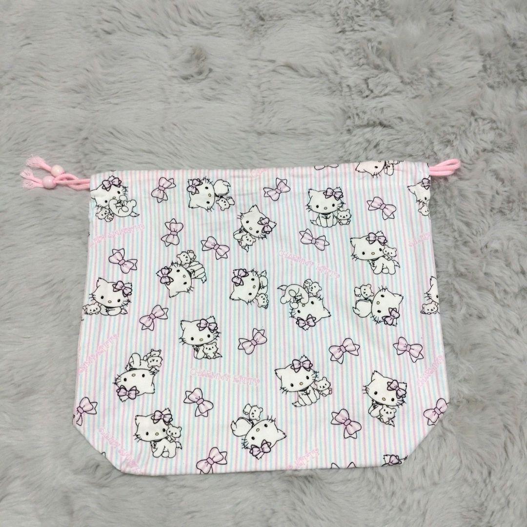 【激レア】 チャーミーキティ　巾着 33✕28.5　廃盤　【未使用】