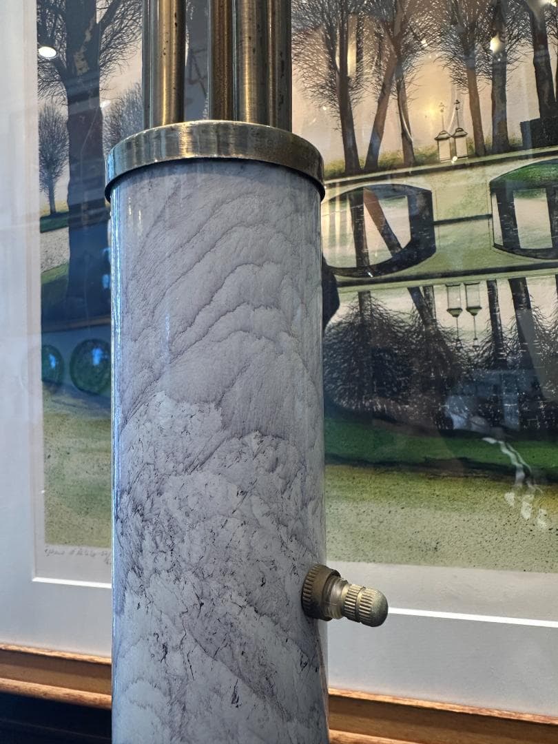 アンティーク調 5灯 フロアランプ ガラスシェード ビンテージ 全長170㎝