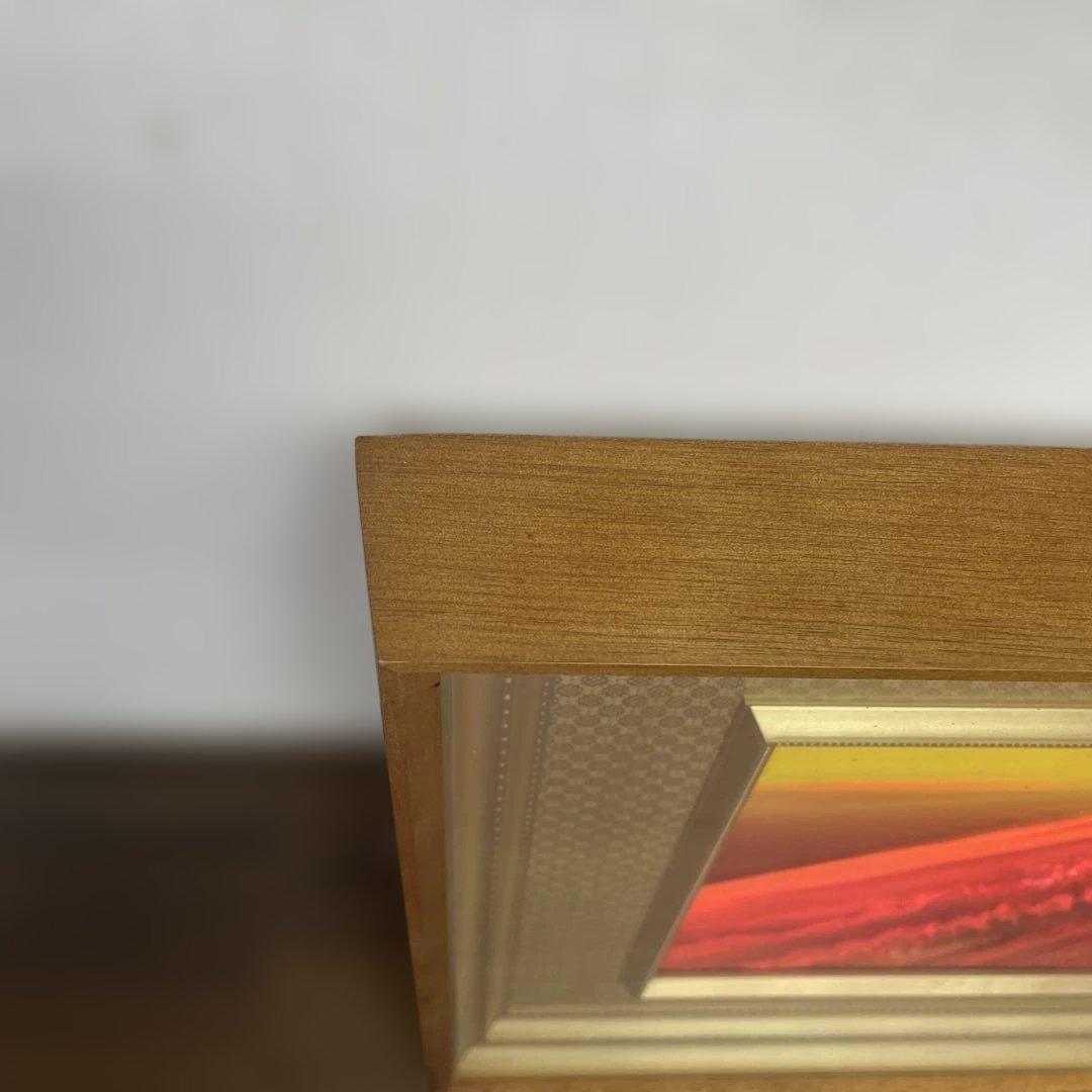 百瀬善明 先生 赤富士 立体絵 山 風景画