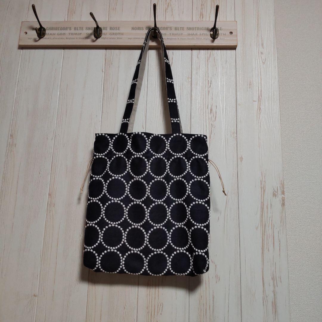 ミナペルホネン tambourine 巾着バッグ ハンドメイド