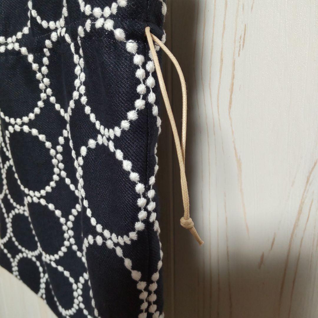 ミナペルホネン tambourine 巾着バッグ ハンドメイド