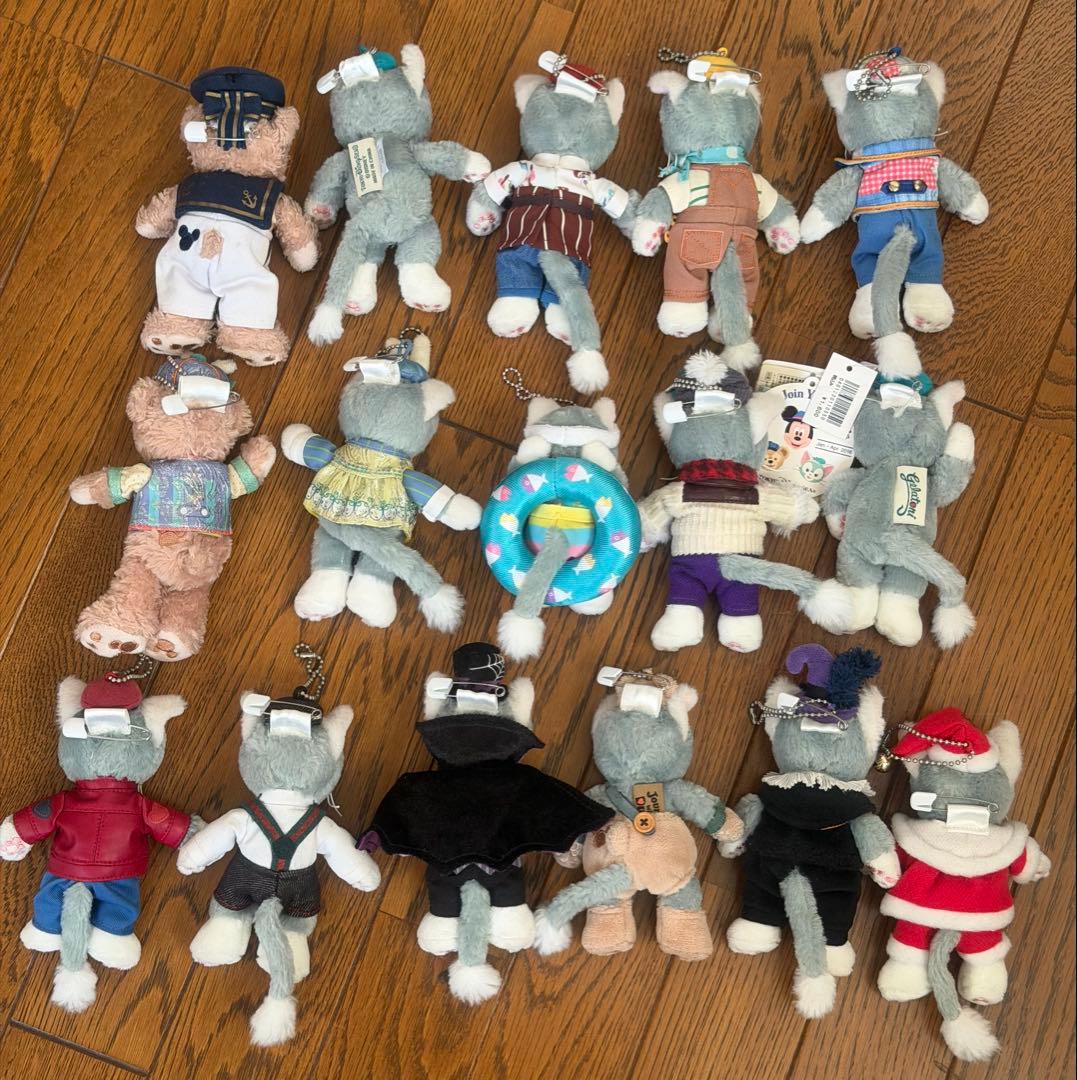 ジェラトーニ 15体 +ダッフィ１体 ぬいバセット