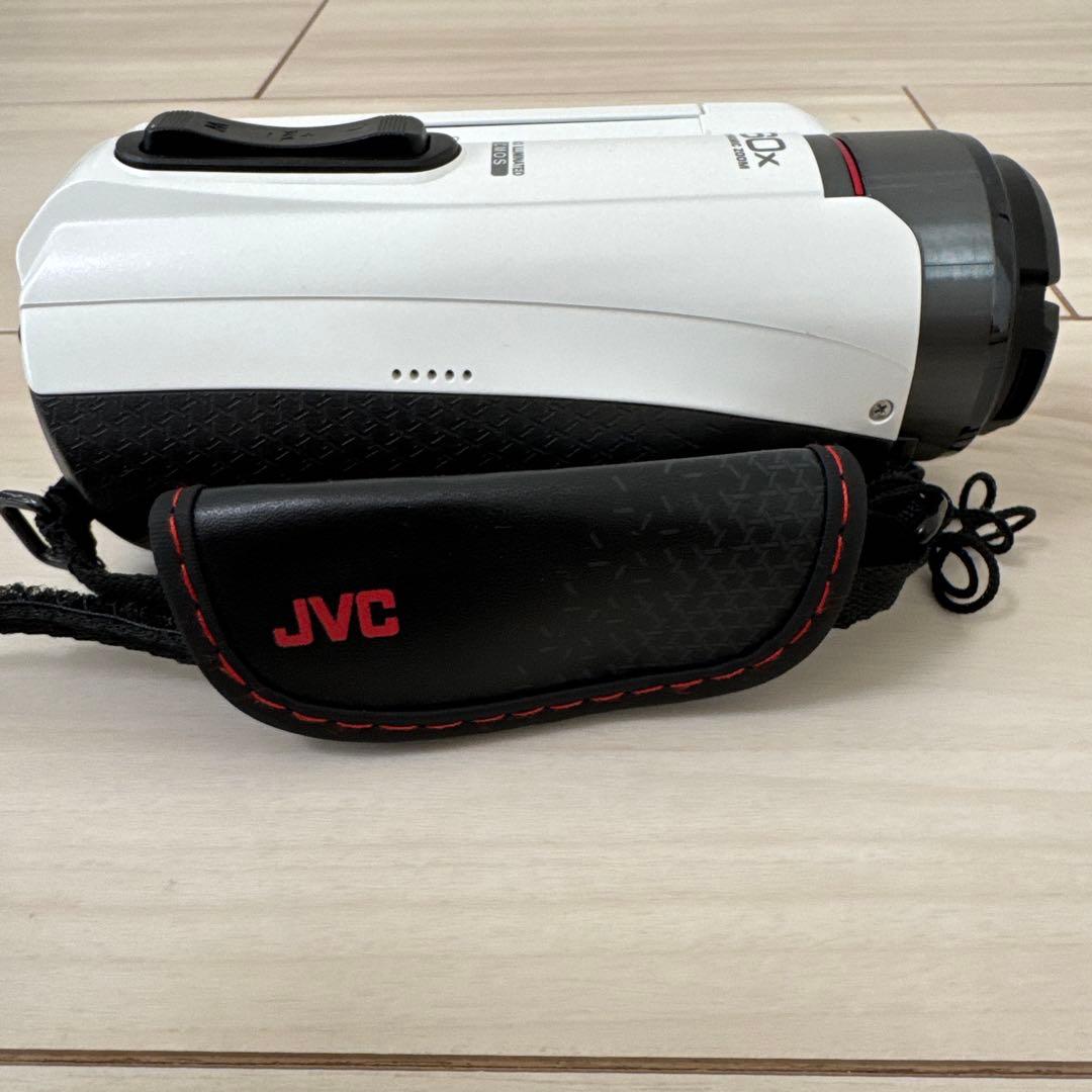 美品JVC ビデオカメラ EverioR エブリオ GZ-RX600-W＆おまけ