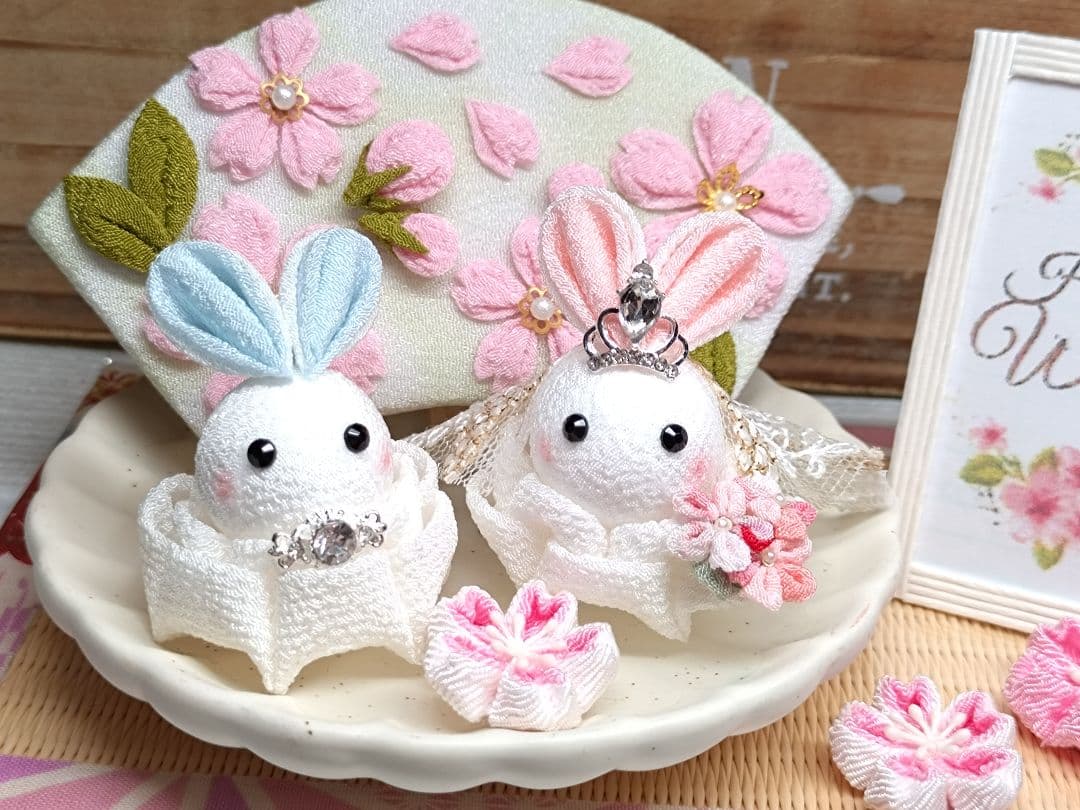 ♥♡桜ウェディング飾り♥色々季節飾り*♡♥固まるハーバリウムペン立て*2個*♡♥