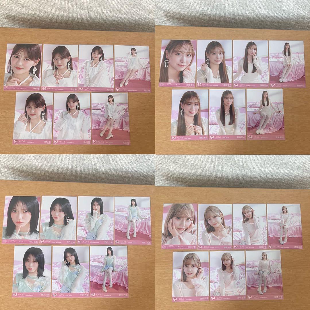 【70枚】イコラブ　生写真　ラブソングに襲われるジャケ写　フルコンプ　佐々木舞香